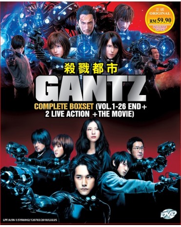 GANTZ (TV VOL.1-26 END + 2 LIVE ACTION + MOVIE)